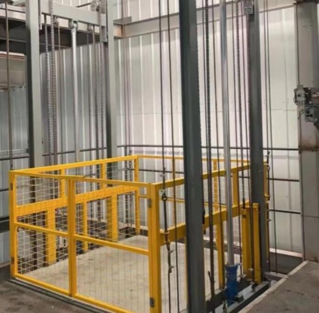 金湖导轨式升降机一般加工周期